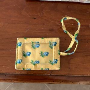 Vera Bradley luggage tag